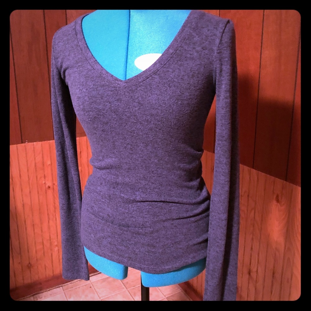 Express - blue long sleeve top